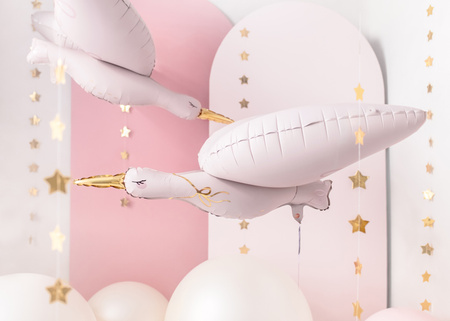 Balon foliowy okrągły Pastylka, 80 cm, złoty