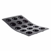 Forma silikonowa, mata Moul’Flex do ciastek - półkule 30x17,5 cm DE BUYER