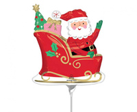 #BFK Balon foliowy Starry Night Santa Mini Shape