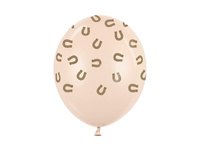 Balony 30 cm, Podkowy, alabastrowy (1 op. / 50 szt.)