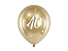 Balony Rainbow 30cm metalizowane, czarny (1 op. / 100 szt.)