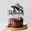 Papierowy topper na tort Happy Birthday SIŁOWNIA KULTURYSTA WZ.II