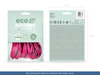 Balony Eco 26cm metalizowane, bordo (1 op. / 10 szt.)