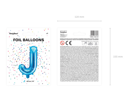 Balon foliowy Cyfra ''9'', 35cm, ciemny różowy