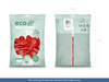 Balony Eco 26cm metalizowane, jasny czerwony (1 op. / 100 szt.)