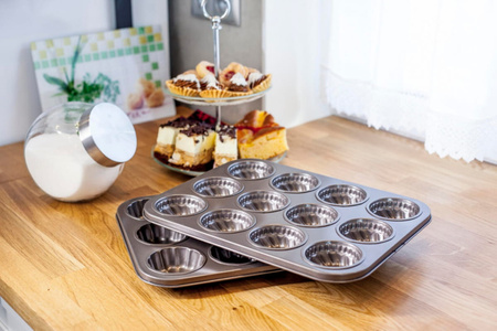 Forma nieprzywieralna do muffinek babka 35x26cm Galicja