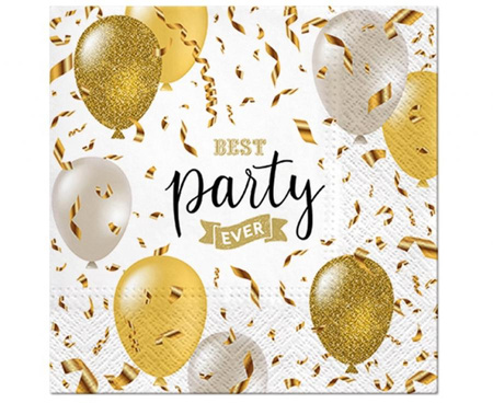 #ZSE Serwetki papierowe Elegant Balloons 33x33 cm/ 20 szt.