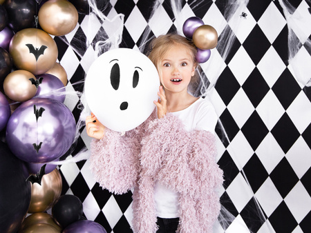 Balony UV 27cm, BOO!, mix (1 op. / 3 szt.)