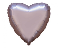 #BFK Balon foliowy 18" FX - Serce (satynowy pieczarkowy), pakowany