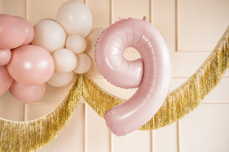 Balon foliowy Cyfra ''1'', 72cm, srebrny
