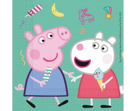 #ZSE Serwetki papierowe Peppa Pig, rozm. 33x33 cm, 20 szt.