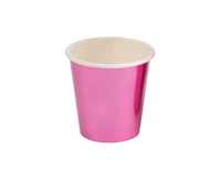 #ZKU Kubeczki papierowe do shotów, różowe, 60 ml, 8 szt.