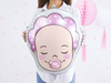 Balon foliowy Bobas - Dziewczynka, 40x45cm Party Deco