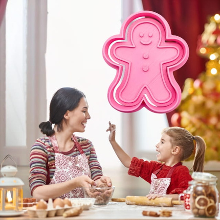 Foremka do tworzenia dekoracji CIASTEK - PIERNICZKOWY LUDEK WZ.I