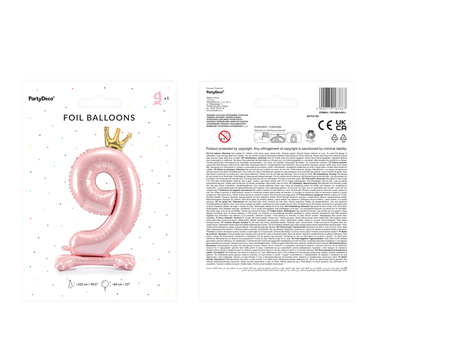 Balon foliowy Samolot, 91x39cm, mix