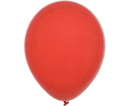 #BL Balony Decomex 9", pastel Red, 100 szt.