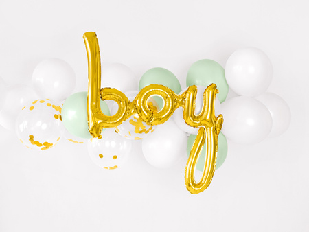 Balon foliowy Baby, różowe złoto, 73,5x75,5cm