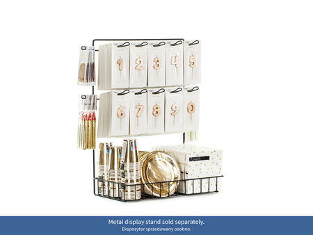 Świeczka urodzinowa Cyferka 0, jasny różowy, 5.5 cm