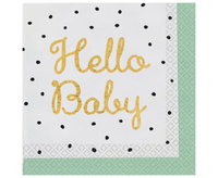 #ZSE Serwetki papierowe Hello Baby 33 x 33 cm, 16 szt.