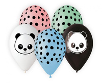 #BL Balony Premium Hel Panda, 13 cali/ 5 szt. KK