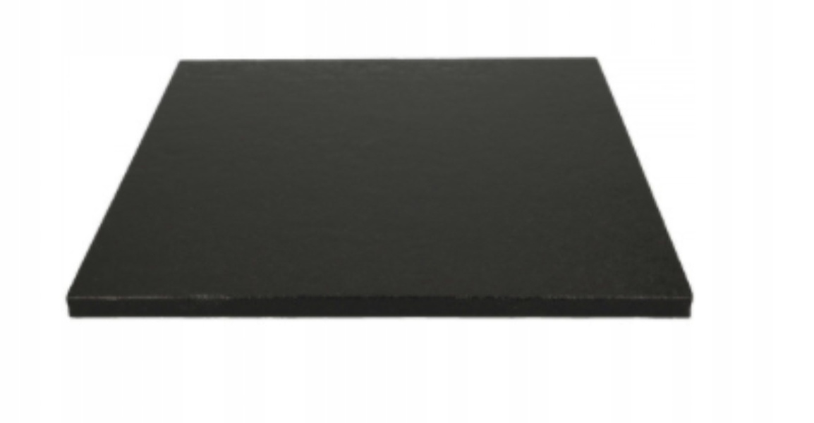 Podkład cukierniczy czarny 30x30 cm Julita – zbliżenie powierzchni