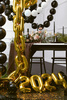 Balon foliowy Litera ''U'', 35cm, srebrny