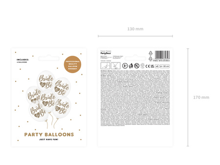 Balony Strong 23cm, Metallic Rose Gold (1 op. / 100 szt.)