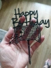 Topper na tort HAPPY BIRTHDAY BRAMKA PIŁKA NOŻNA