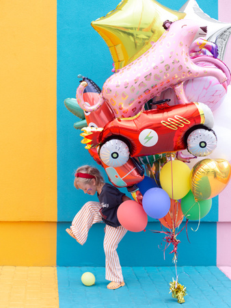 Balon foliowy Gwiazdka, 48cm, różowy