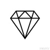 Topper na tort DIAMENT