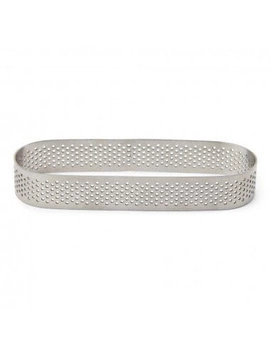 Perforowany owalny pierścień do wypieków 10cm - Patisse