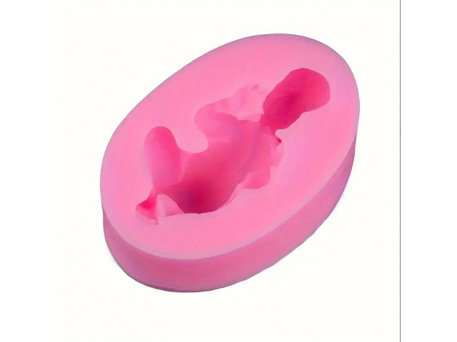 Silikonowa forma do masy cukrowej w kształcie niemowlęcia - widok ogólny