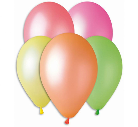 #BL Balon GF90 fluor 10" - "różnokolorowy" / 100 szt.