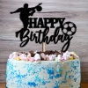 Topper na tort HAPPY BIRTHDAY PIŁKARZ BRAMKA GOL