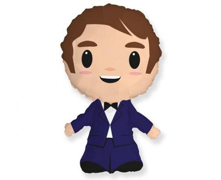 #BFK Balon foliowy 24" FX - Pan Młody, niepakowany