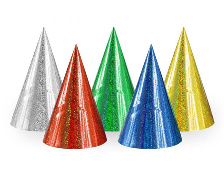 #STAI Czapeczki holograficzne, mix kolorów/ 100 szt.