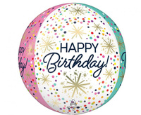 #BFK Balon foliowy ORBZ Confetti sprinkle birthday