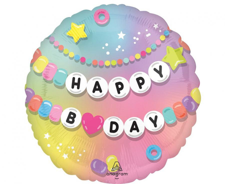 #BFK Balon foliowy 18" Friendship balloon happy birthday