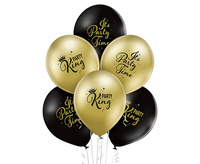 #BL Balony lateksowe D11 Party King 1C2S, 6 szt.