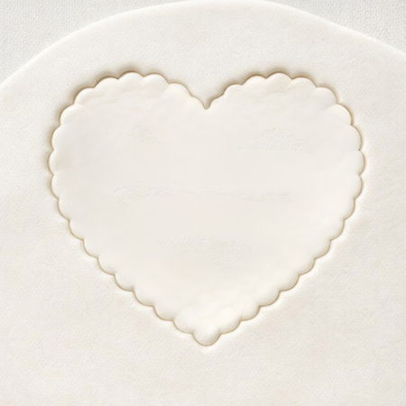 Foremka do tworzenia dekoracji SERCE KARBOWANE WZ.I KicCake