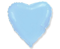 #BFK Balon foliowy 18" FX - Serce (niebieskie delikatne), niepakowany