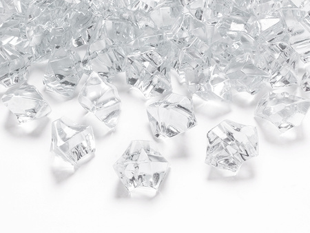Diamentowe konfetti, złoty, 12mm (1 op. / 100 szt.)