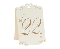 #DEI Numery na stoliki Flutter By, 10x15 cm, 13-24