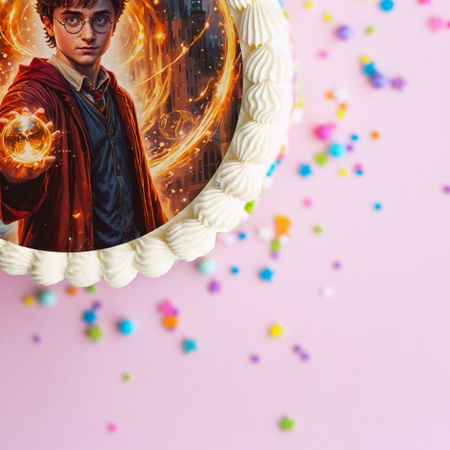 Opłatek na tort HARRY POTTER WZ. XV