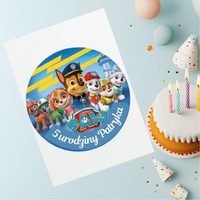 Opłatek na tort PSI PATROL PAW PATROL