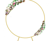 #BAS Stelaż okrągły, złoty, 180cm (16 elem.)