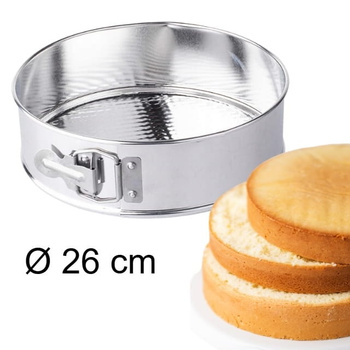 Tortownica okrągła do m.in biszkoptu i ciast na zimno śr. 26 cm Galicja