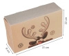 Świąteczne opakowanie pudełko na ciasto 31x22x8 cm 50 szt. Renifer Boże Narodzenie
