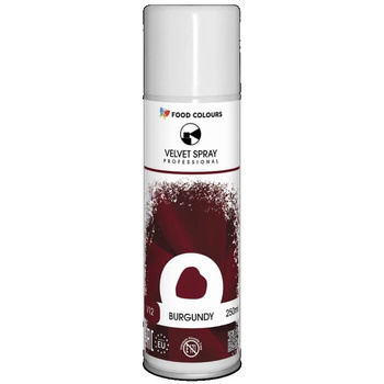 Zamsz w sprayu BURGUNDY 250 ml Food Colours