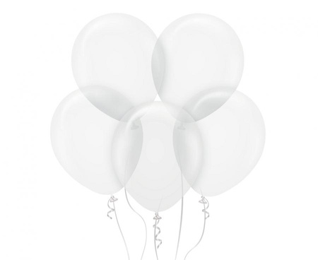 #BL Balony  12" Standard Transparent , 100 szt.